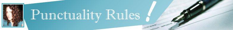 Punctuality Rules! - Help for a Punctual and Polite Life